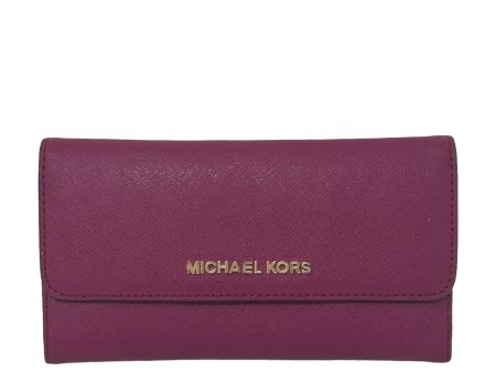 Jet Set Travel Trifold Wallet Designer By Michael By Michael Kors  Size: Medium on Sale