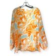 100% Silk Top Long Sleeve By Tyler Boe  Size: L Online