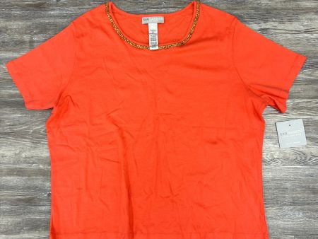 Top Short Sleeve Basic By Sag Harbor Size: 3x For Cheap