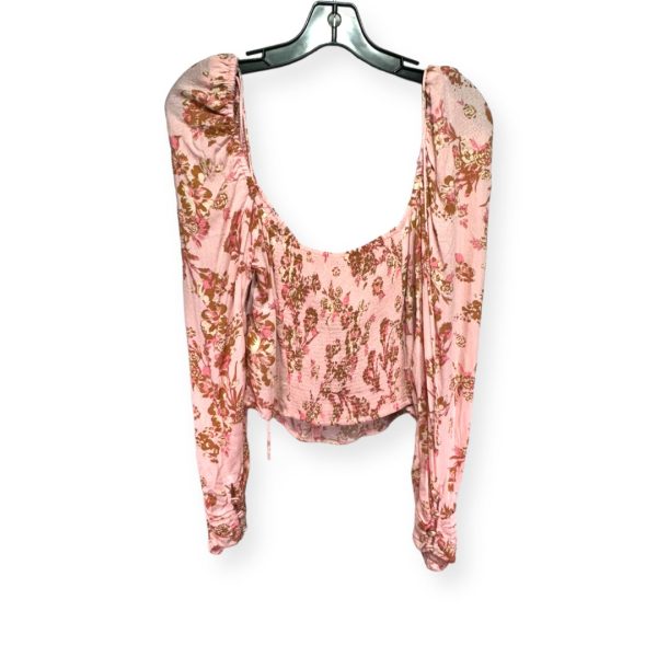 Top Long Sleeve By Free People  Size: M Online Hot Sale