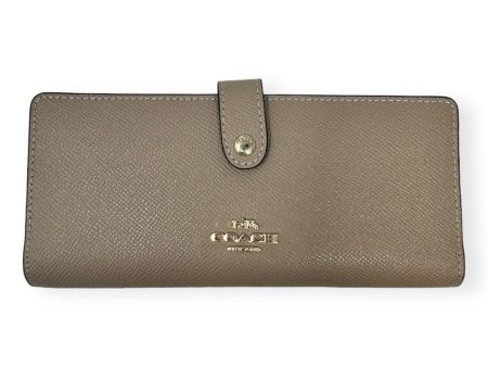 Slim Leather Wallet Designer By Coach  Size: Medium Discount