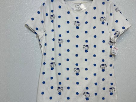 Top Short Sleeve Basic By Talbots O  Size: M Discount