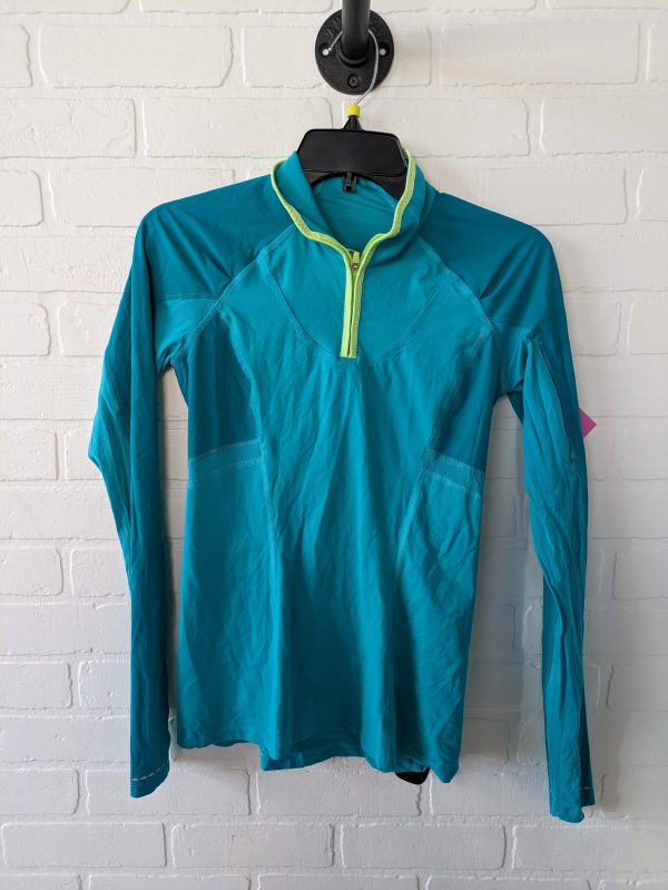 Athletic Top Long Sleeve Collar By Lululemon  Size: 4 Sale