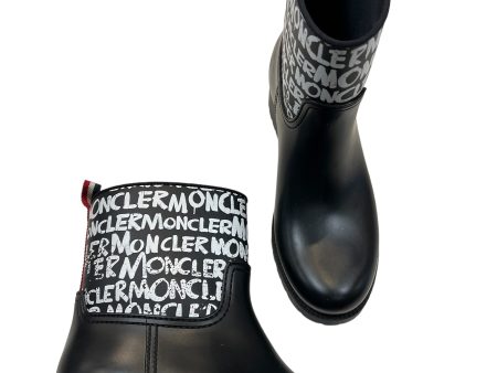 Boots Luxury Designer By Moncler RUBBER RAIN BOOTS Size: EU 40 Sale