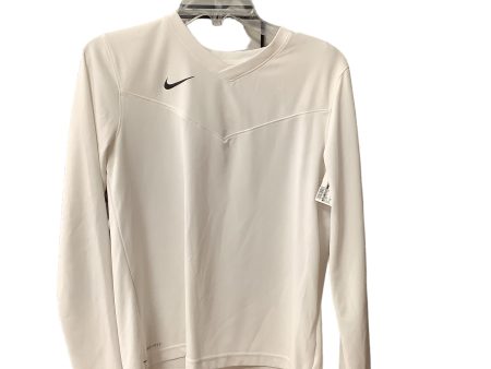 Athletic Top Long Sleeve Collar By Nike Apparel  Size: M Online Hot Sale