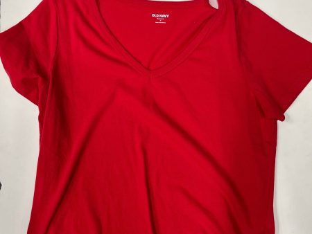 Top Short Sleeve Basic By Old Navy  Size: M Online Sale