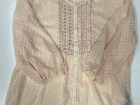 Blouse 3 4 Sleeve By Lc Lauren Conrad  Size: Xl Discount