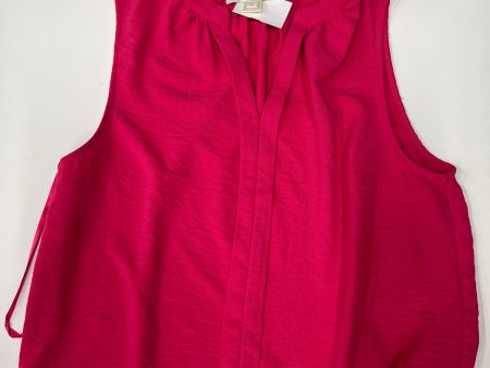 Blouse Sleeveless By Monteau  Size: Xl Sale