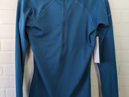 Athletic Top Long Sleeve Collar By Nike  Size: S Online Sale